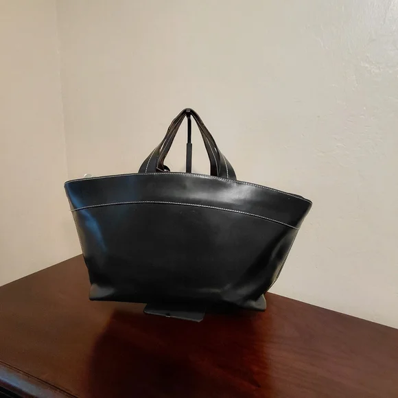 Furla Black Leather Tote - Picture 4 of 14